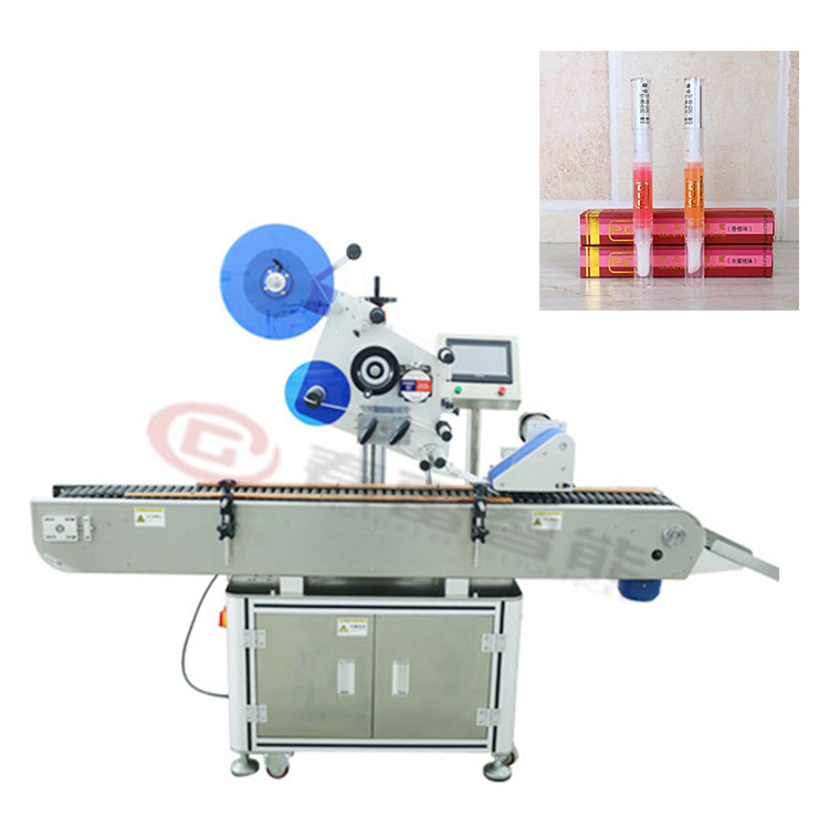 Labrum automaticum glossa labeling machina