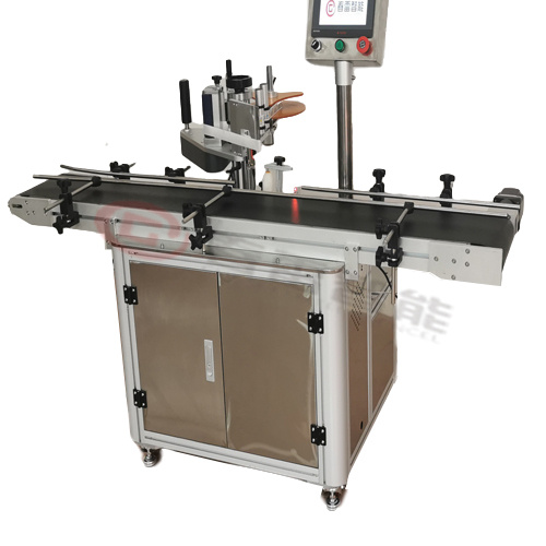 Carton side automatic labeling machine!