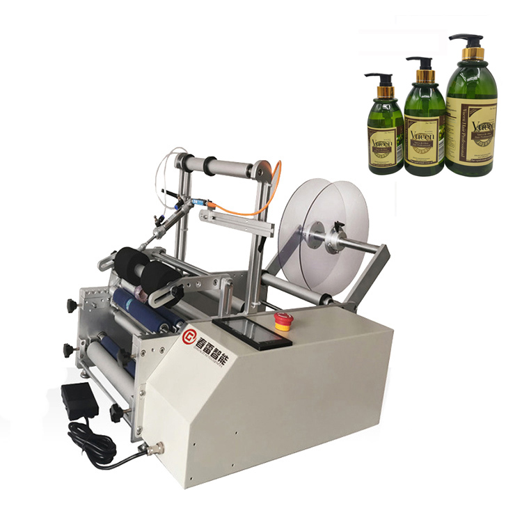 Semi automatic gel labeling machine